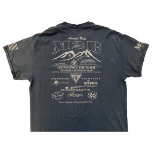 Twin Peaks Bicycle Marathon Shirt Mens XL Mountains 2 The Beach 100 Mile M2B